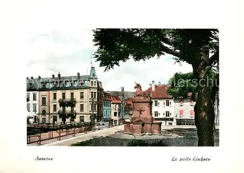 Saverne_Bas_Rhin_Alsace Puits Einhorn Saverne_Bas_Rhin_Alsace