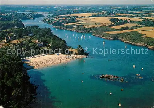 Pont Aven Estuaire de l Aven Plage de Port Manech en Nevez vue aerienne Pont Aven