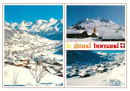 Le_Grand Bornand Winterpanorama Alpen Le_Grand Bornand