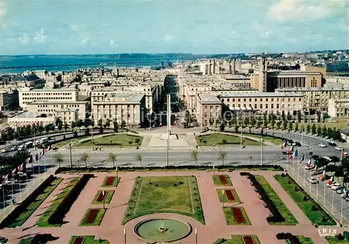 Brest_Finistere Place de la Liberte Rue de Siam et la rade vue aerienne Brest_Finistere