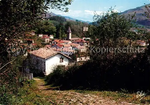 Saint Etienne de Baigorry Vue generale Eglise Saint Etienne de Baigorry
