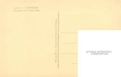 Landemer Vue prise de la Roche Airel Landemer