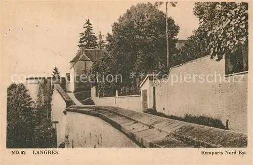 Langres Remparts Nord Est Langres