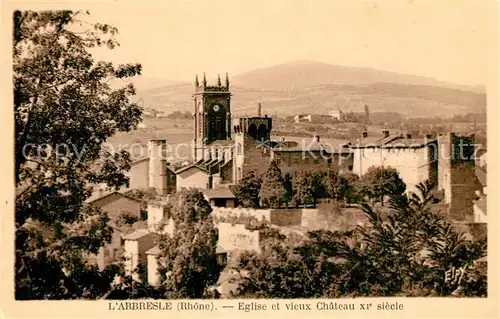 L_Arbresle Eglise et Chateau L_Arbresle