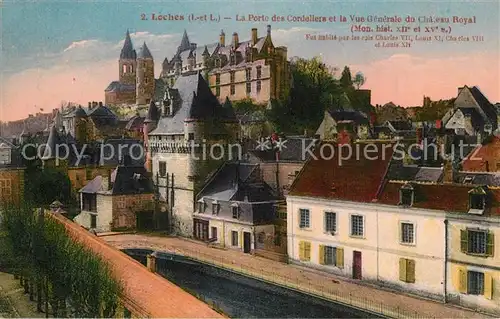 Loches_Indre_et_Loire Porte des Cordelliere Chateau  Loches_Indre_et_Loire