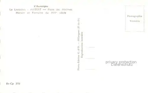 Ambert Place des Minimes  Ambert