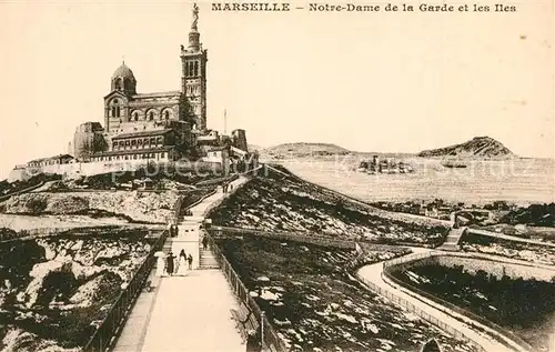 Marseille_Bouches du Rhone Notre Dame de la Garde et les Iles Marseille