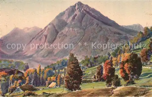 Cauterets Le Peguere K?nstlerkarte Cauterets