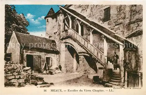 Meaux_Seine_et_Marne Escalier du Vieuy Chapitre Meaux_Seine_et_Marne