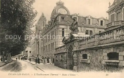 Evian les Bains_Haute_Savoie Etablissement Thermal  Evian les Bains_Haute