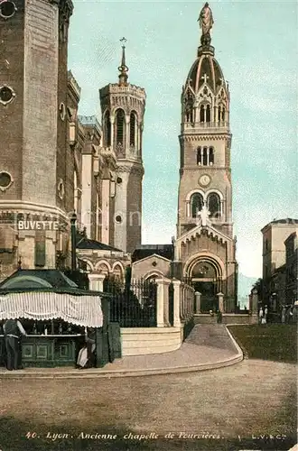 Lyon_France Ancienne chapelle de Fourvieres Lyon France