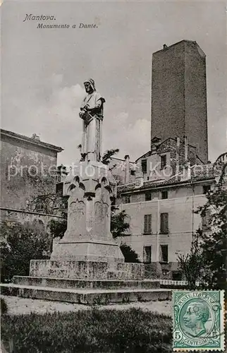 Mantova Monumento a Dante  Mantova