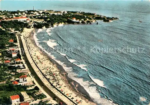 Saint Georges de Didonne La Plage et la Pointe de Vallieres Vue aerienne Saint Georges de Didonne