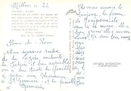 Millau_Aveyron Fabrication du Gant Vue partielle Millau_Aveyron