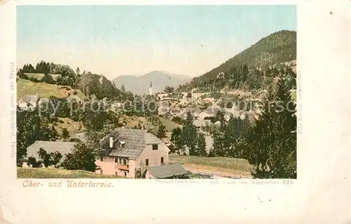 AK / Ansichtskarte Untertarvis Panorama mit Obertarvis Untertarvis