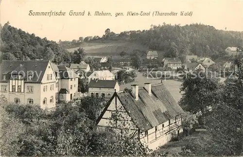 Mohorn mit Klein Tirol und Tharandter Wald Mohorn