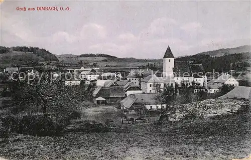 AK / Ansichtskarte Dimbach_Oberoesterreich Panorama Dimbach_Oberoesterreich