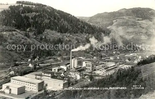 AK / Ansichtskarte St_Gertraud_Frantschach Papierfabrik St_Gertraud_Frantschach