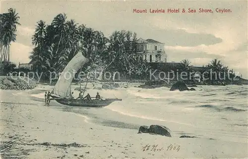 Ceylon_Sri_Lanka Mount Lavina Hotel and Sea Shore Ceylon_Sri_Lanka