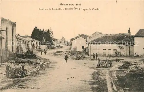 Remereville apres le Combat Remereville