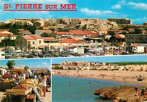 Saint_Pierre_la_Mer Le Centre Marche et la plage Saint_Pierre_la_Mer