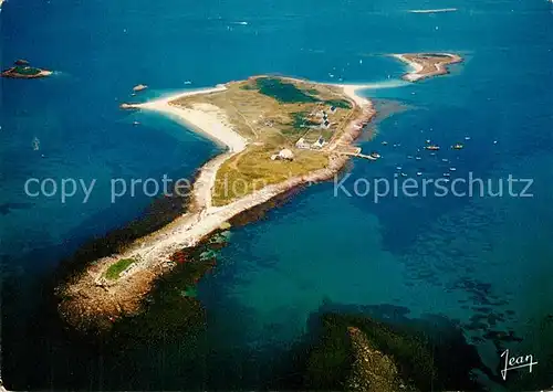 Finistere_Region Ile Saint Nicolas une des Iles des Glenans vue aerienne Finistere_Region