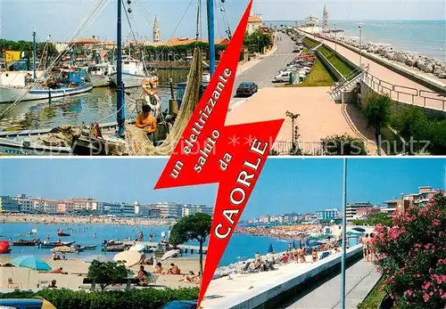 Caorle_Venezia Hafen Uferstrasse Promenade Strand Caorle_Venezia