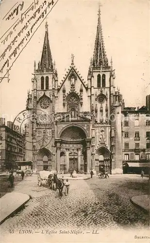 Lyon_France Eglise Saint Nizier Lyon France