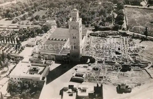Marrakech_Marrakesch La Koutoubia vue aerienne Marrakech Marrakesch
