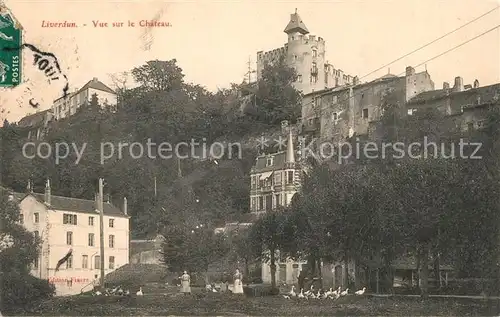 Liverdun Vue sur le Chateau Schloss Liverdun