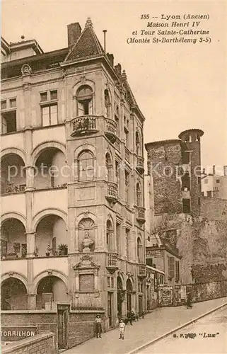 Lyon_France Maison Henri IV Tour Sainte Catherine Lyon France