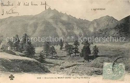 Mont Dore_Puy_de_Dome Panorama Le Puy de Sancy Landschaftspanorama Mont Dore_Puy_de_Dome