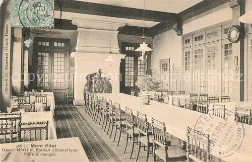 Mont_Pilat_ Loire Grand Hotel et Station climaterique Salle a manger Mont_Pilat_ Loire