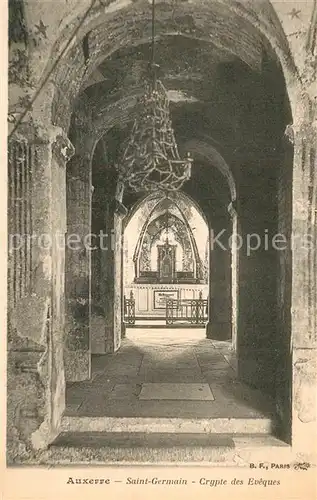 Auxerre Eglise Saint Germain Crypte des Eveques Auxerre