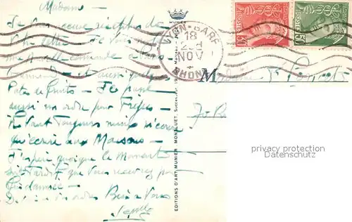 Cannes_Alpes Maritimes Vue generale prise du Mont Chevalier Cannes Alpes Maritimes