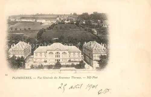 Plombieres les Bains_Vosges Vue generale des nouveaux thermes Plombieres les Bains