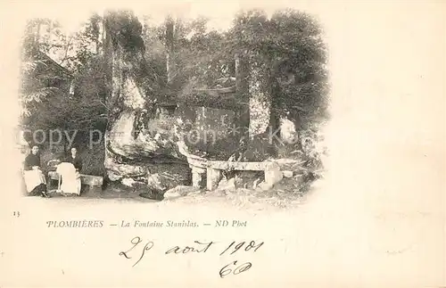 Plombieres les Bains_Vosges Fontaine Stanislas Plombieres les Bains