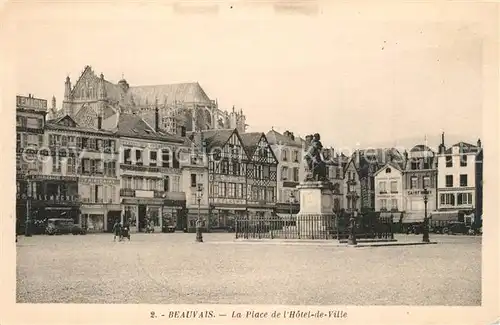 Beauvais Place de l Hotel de Ville Monument Beauvais