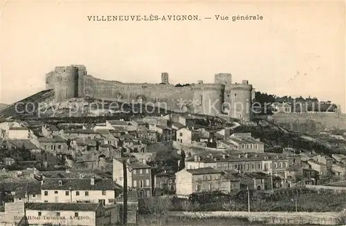 Villeneuve les Avignon Vue generale Chateau Villeneuve les Avignon