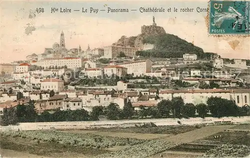 Le_Puy en Velay Panorama Cathedrale Rocher Corneille Le_Puy en Velay