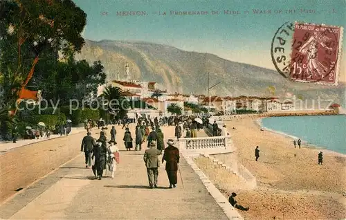 Menton_Alpes_Maritimes Promenade du Midi Menton_Alpes_Maritimes