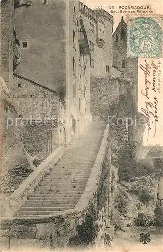 Rocamadour Escalier des Pelerins Rocamadour