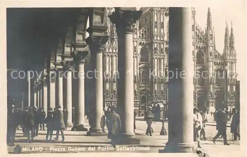 Milano Piazza Duomo dai Portici Settentrionali Milano