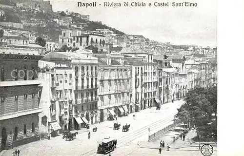 Napoli_Neapel Riviera di Chiaia Castel Sant Elmo Napoli Neapel