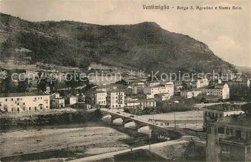 Ventimiglia_Liguria Borgo S. Agostino Fiume Roia  