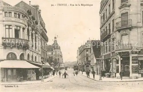Troyes_Aube Rue de la Republique Troyes Aube