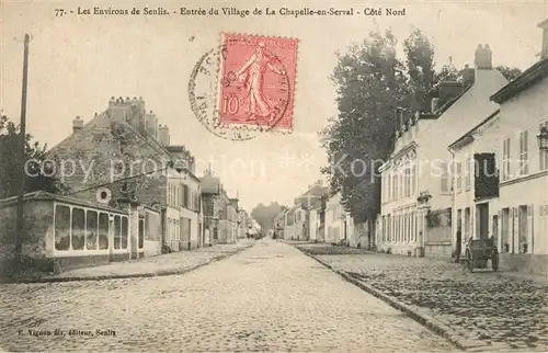 Senlis_Oise Entree du Village de La Chapelle en Serval Senlis Oise