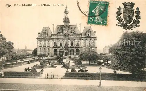 Limoges_Haute_Vienne Hotel de Ville Limoges_Haute_Vienne