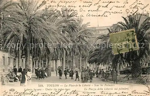 Toulon_Var Place de la Liberte Sous les Palmiers Toulon_Var