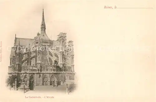 Reims_Champagne_Ardenne Cathedrale Abside Reims_Champagne_Ardenne